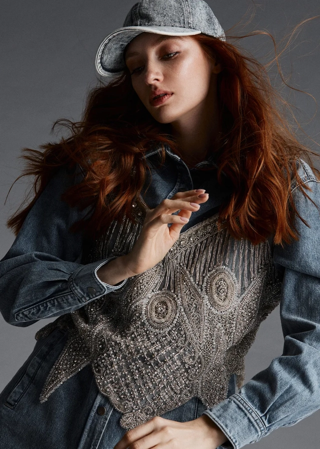 Denim shirt